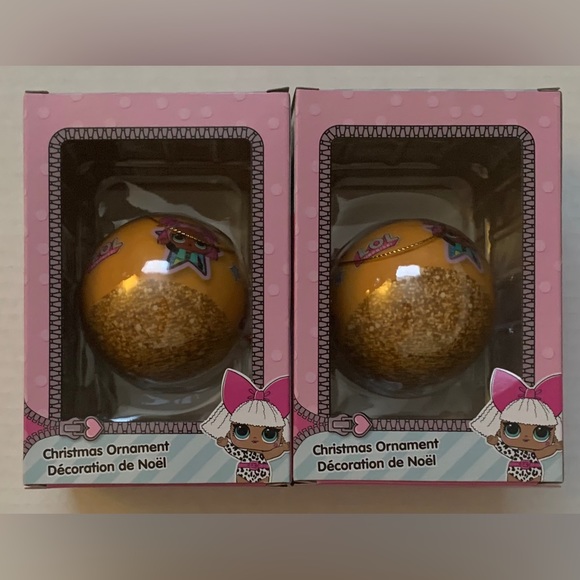 LOL Surprise Christmas Ornaments by Kurt Adler Bundle of 2 - Picture 3 of 8